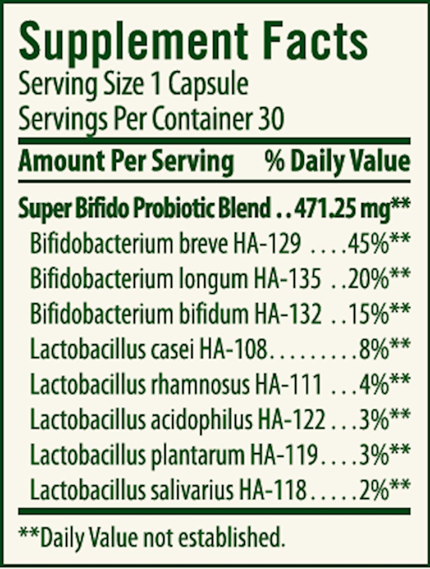 Flora Super Bifido Plus Probiotic