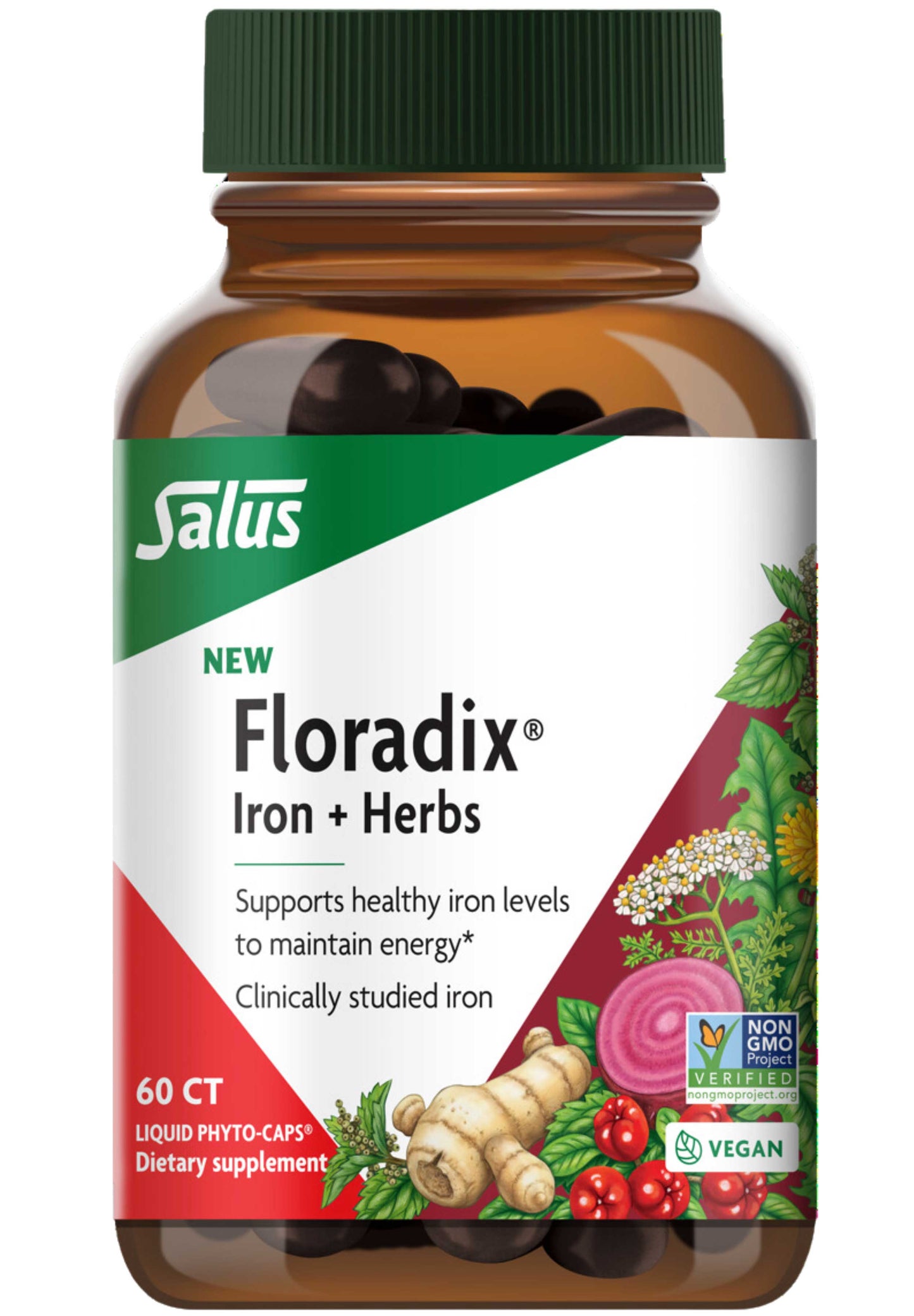 Floradix (Salus) Iron + Herbs Caps
