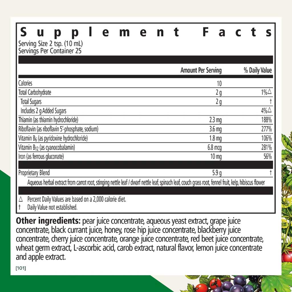 Floradix (Salus) Iron + Herbs Liquid