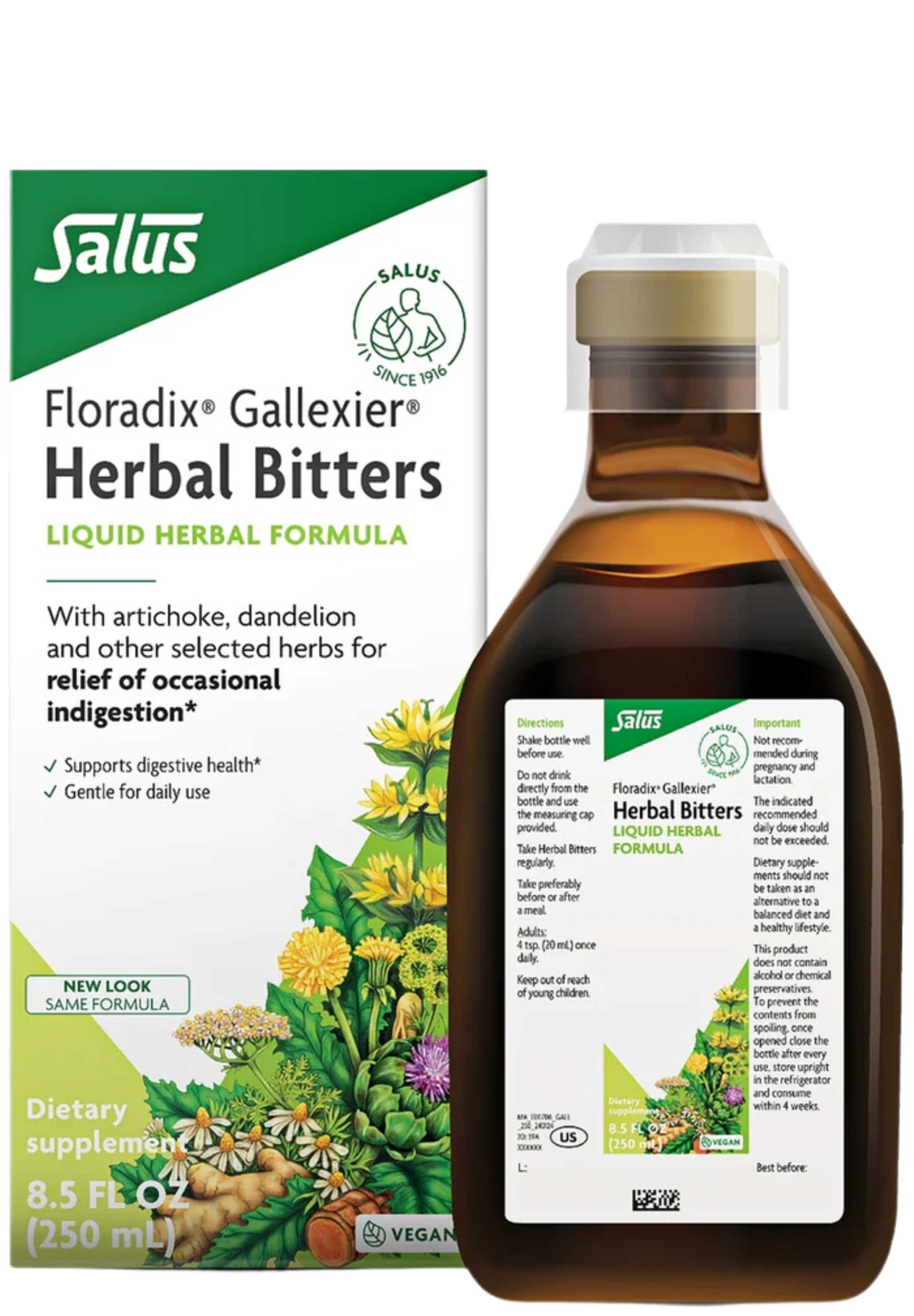 Floradix (Salus) Gallexier Herbal Bitters Liquid