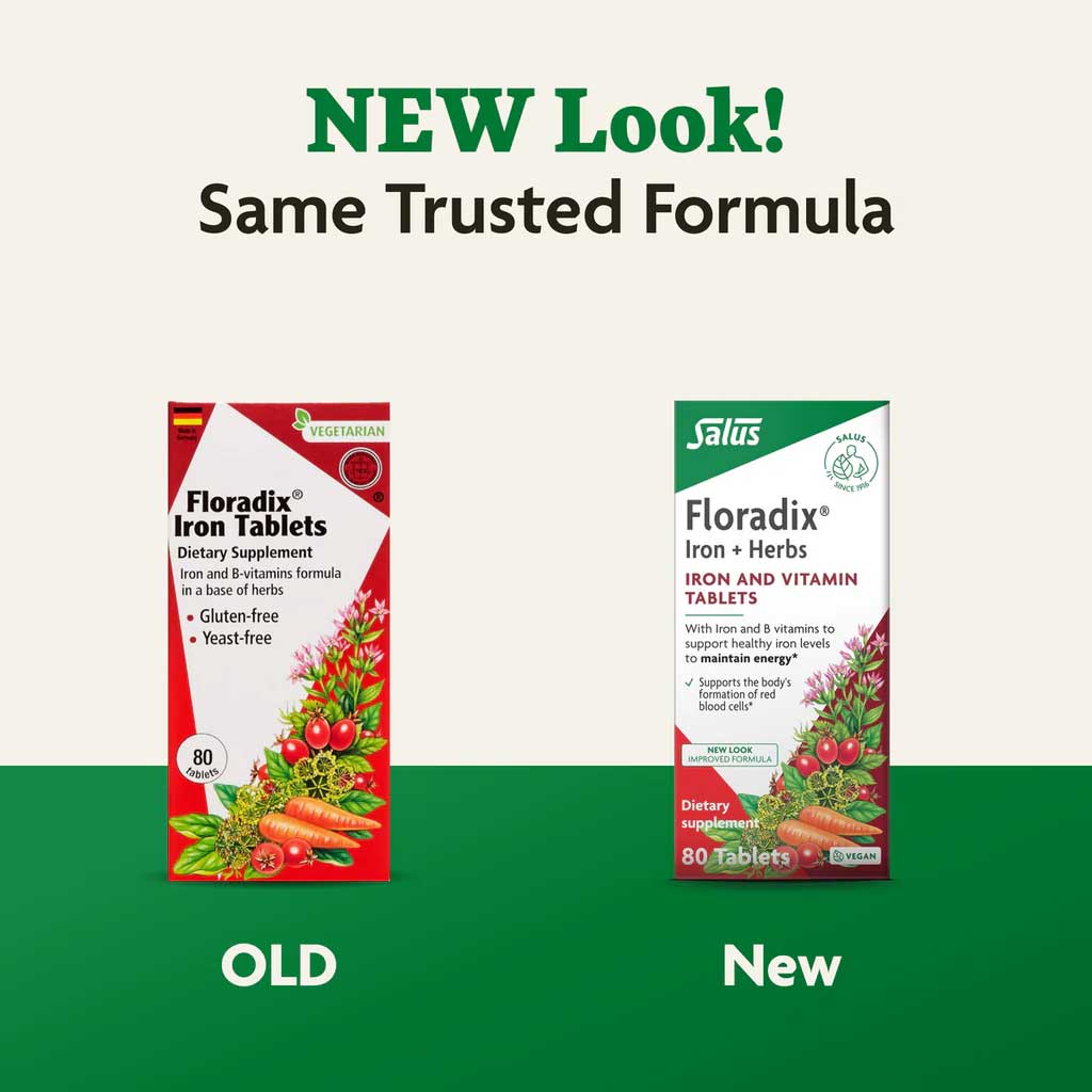Floradix (Salus) Iron + Herbs Tablets