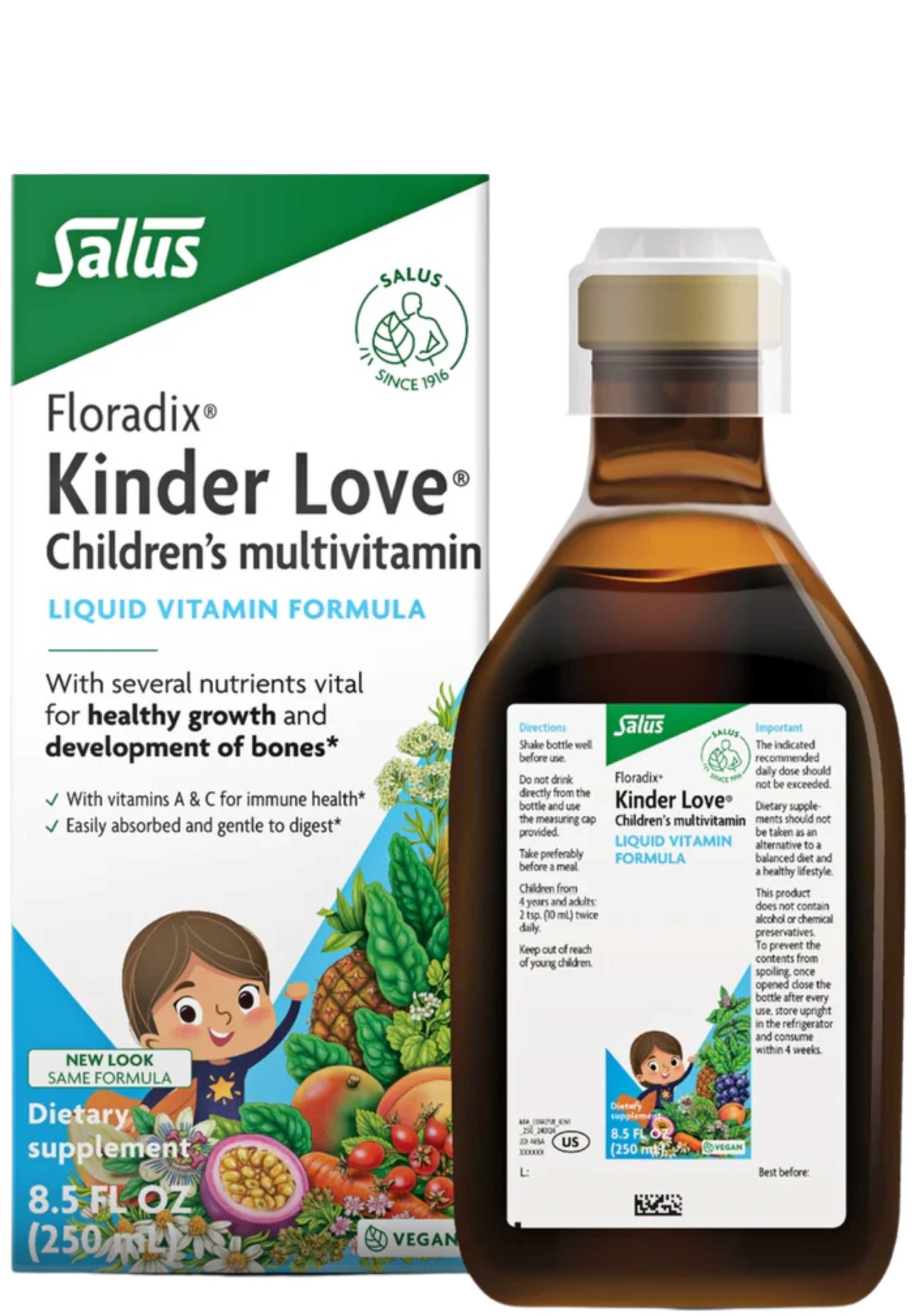 Floradix (Salus) Kinder Love Children's Multivitamin Liquid