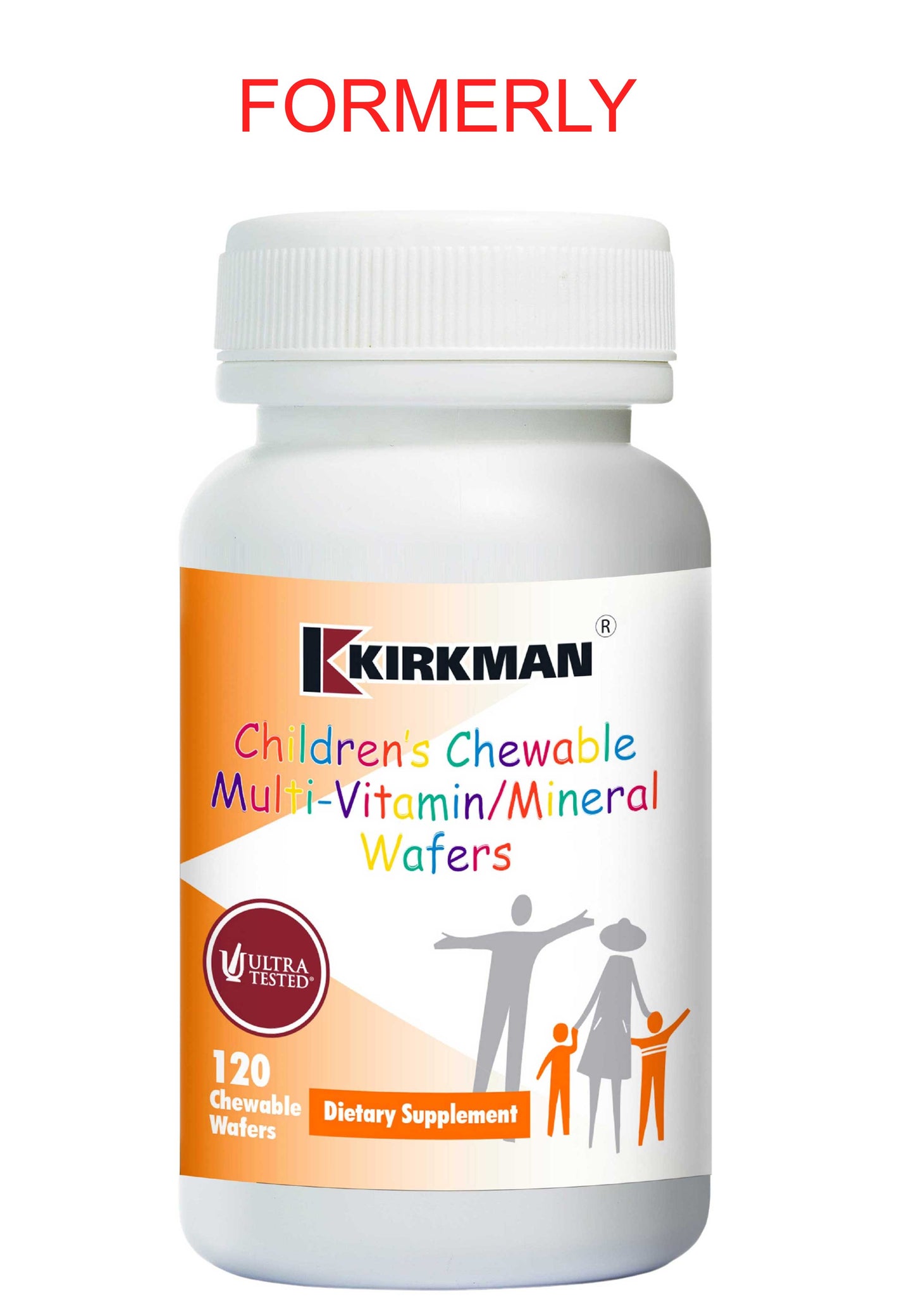Kirkman Children's Chewable Multivitamin & Mineral Natural Mango Peach Flavor with Sucralose