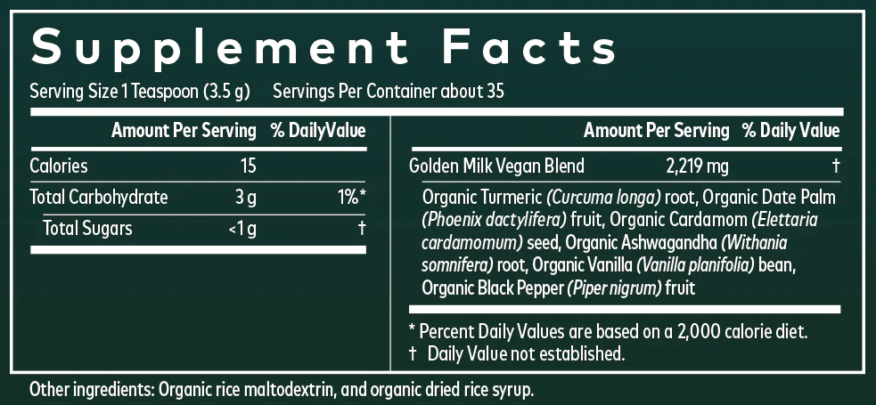 Gaia Herbs Golden Milk