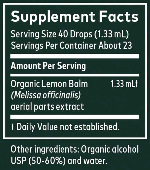 Gaia Herbs Lemon Balm