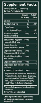 Gaia Herbs Plant Force Liquid Iron