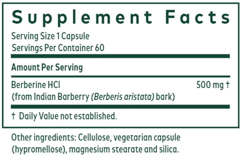 Gaia Herbs Professional Solutions Berberine Metabolic