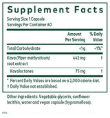 Gaia Herbs Professional Solutions Kava 75 (Formerly Kava Kava)