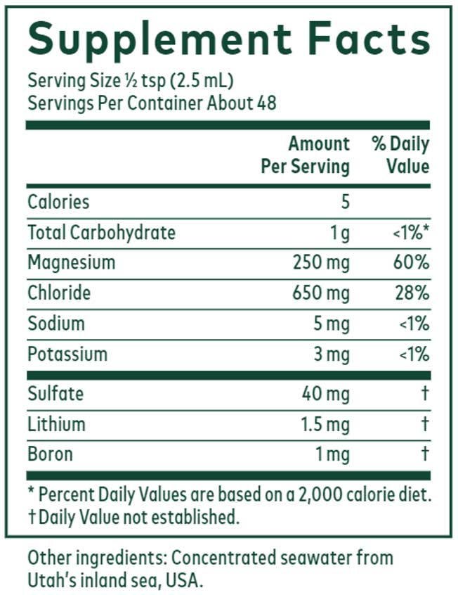 Gaia Herbs Professional Solutions Liquid Magnesium with Trace Minerals