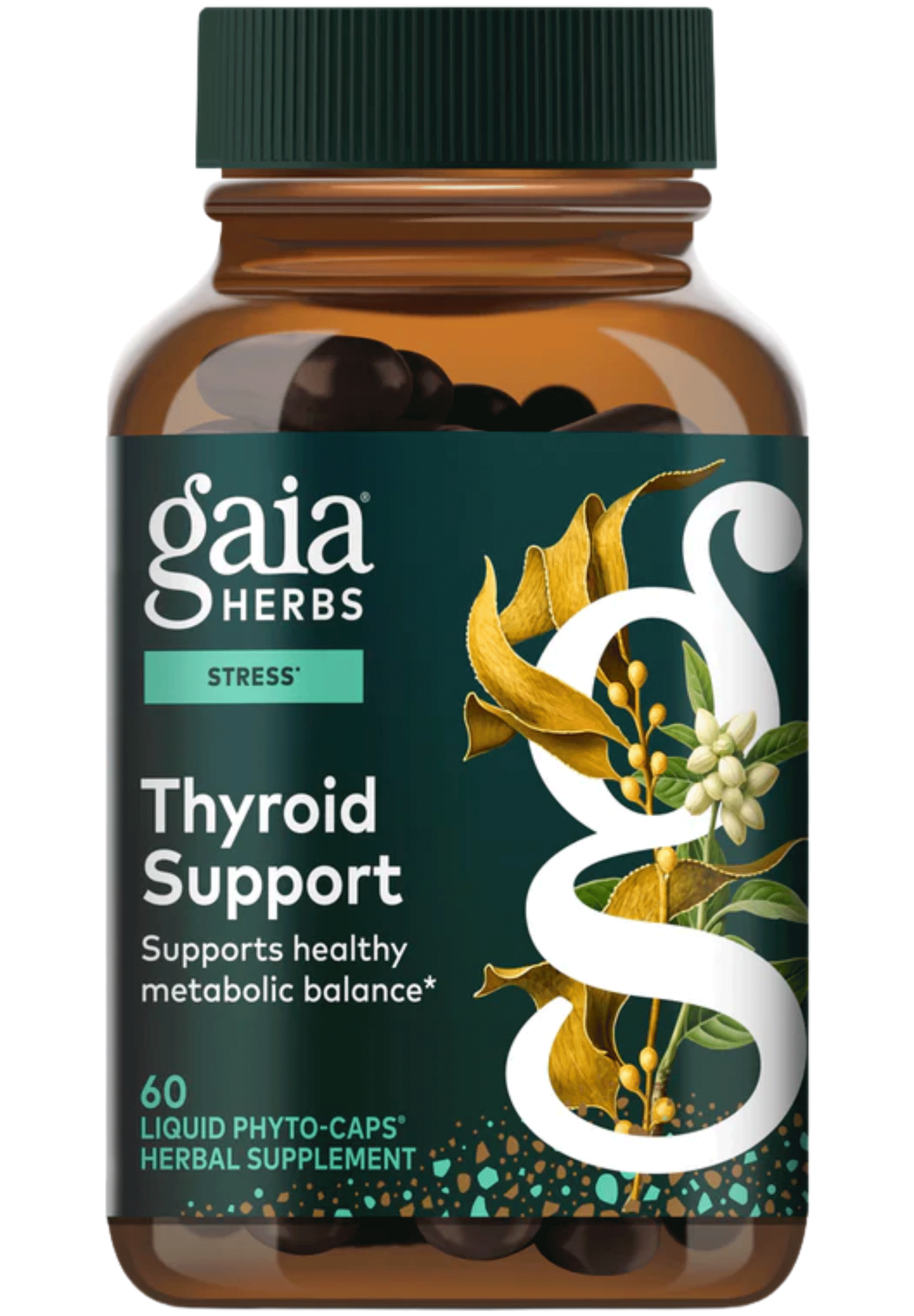 Gaia Herbs Thyroid Support Capsules