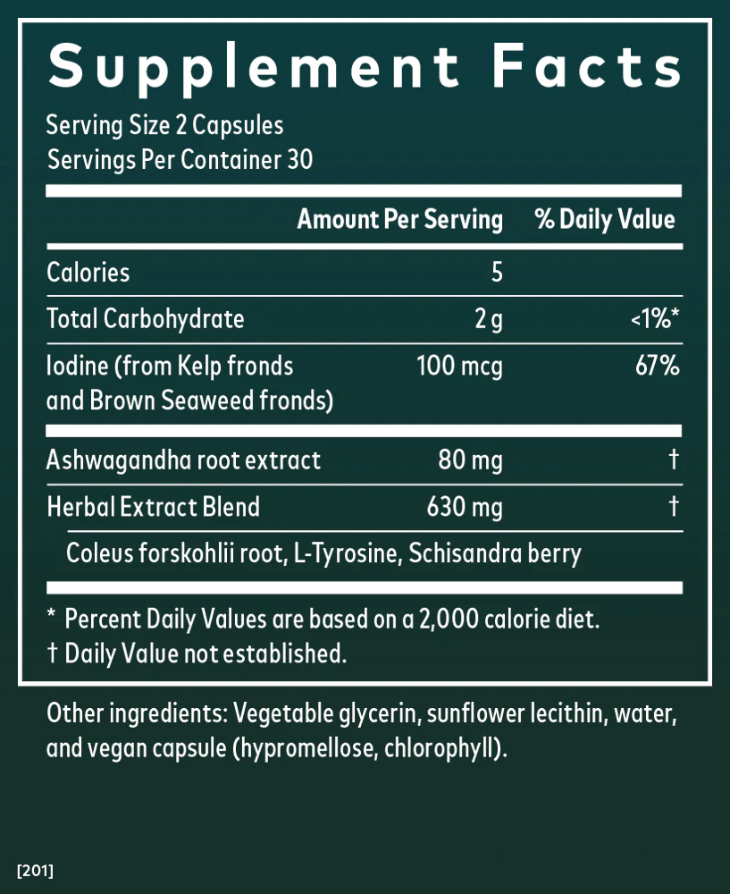 Gaia Herbs Thyroid Support Capsules