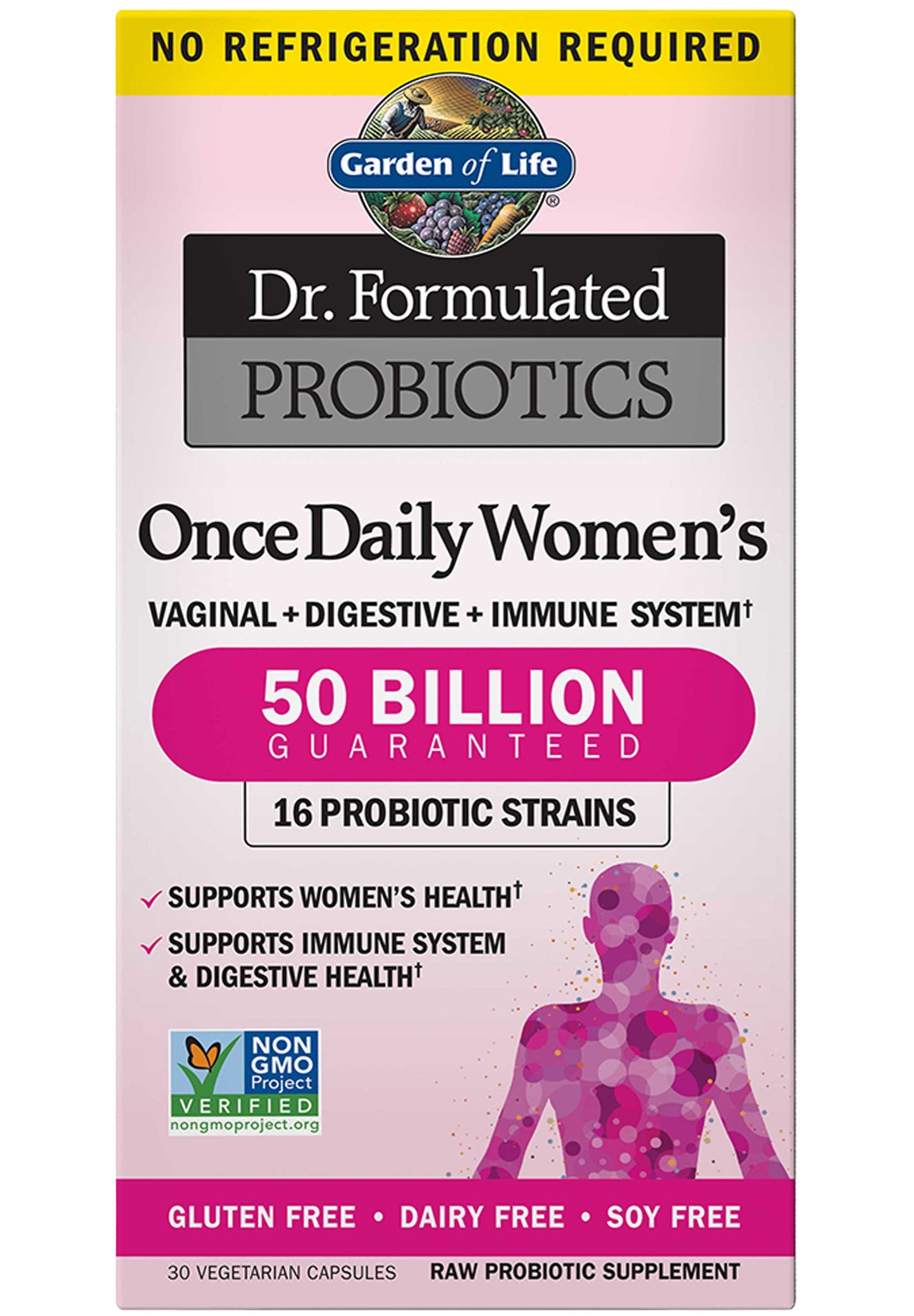 Garden of Life Dr. Formulated Probiotics Once Daily Women's Shelf-Stable