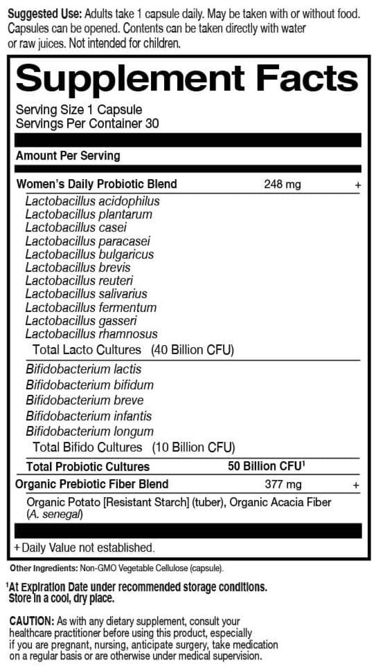 Garden of Life Dr. Formulated Probiotics Once Daily Women's Shelf-Stable