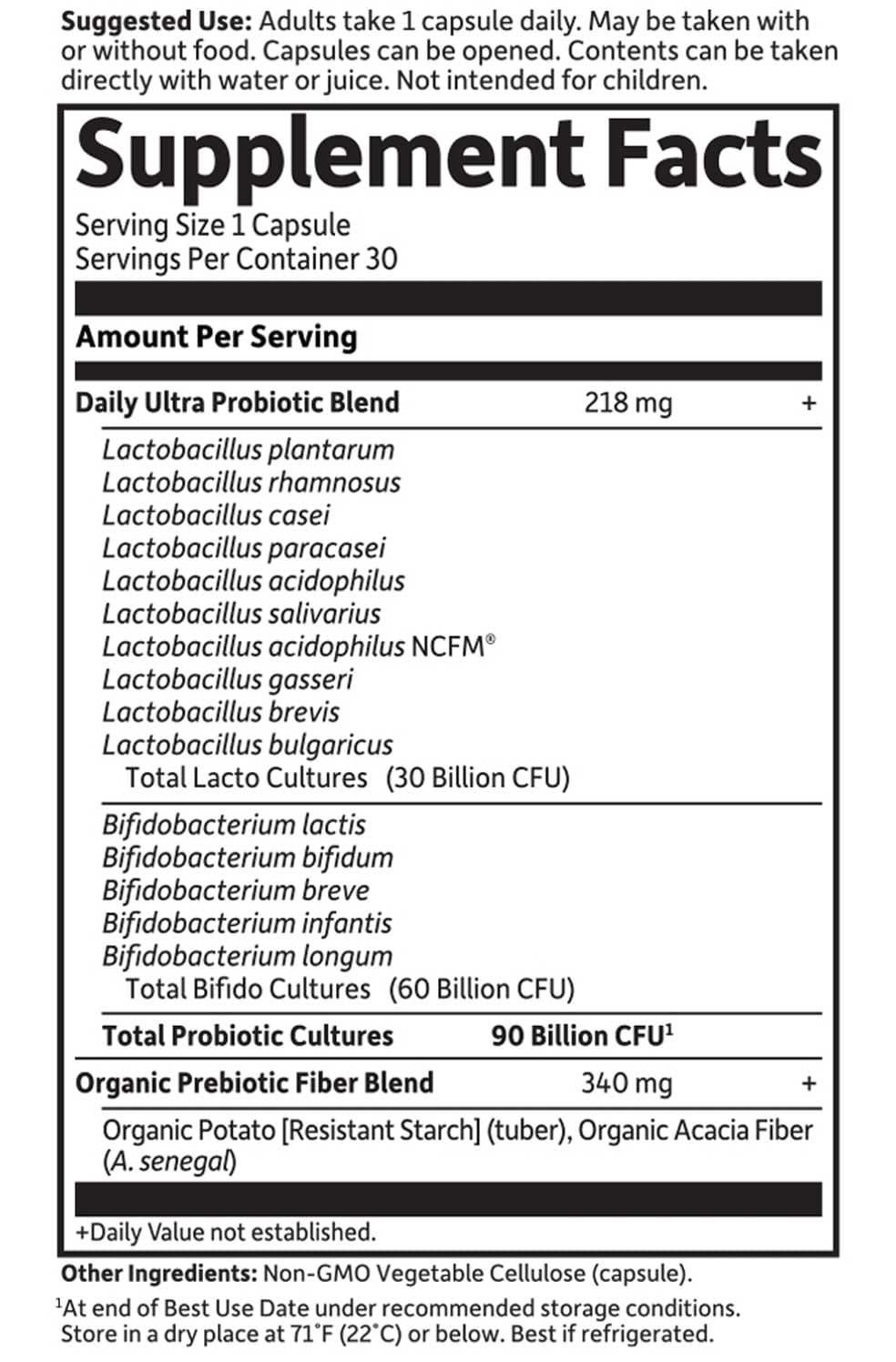 Garden of Life Dr. Formulated Probiotics Once Daily Ultra