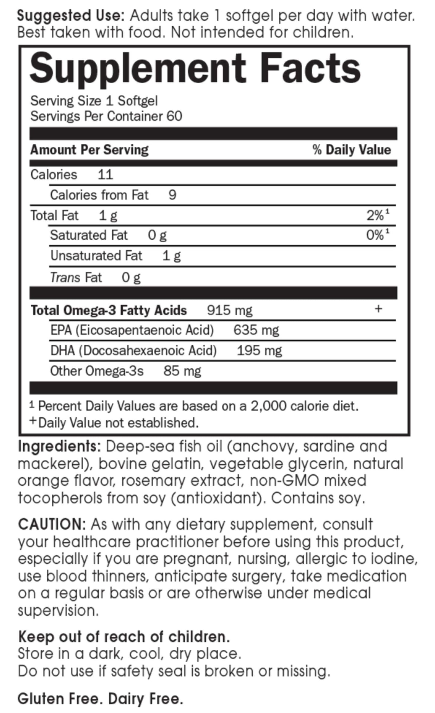 Garden of Life Minami Cardio Omega-3 Fish Oil