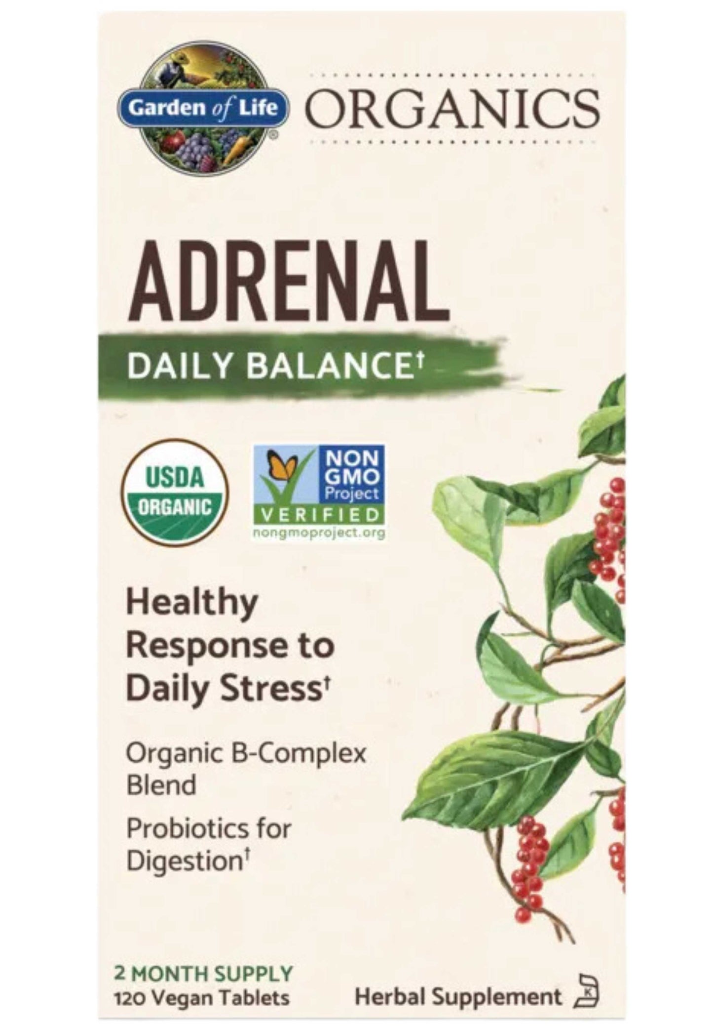 Garden of Life Organics Adrenal Daily Balance