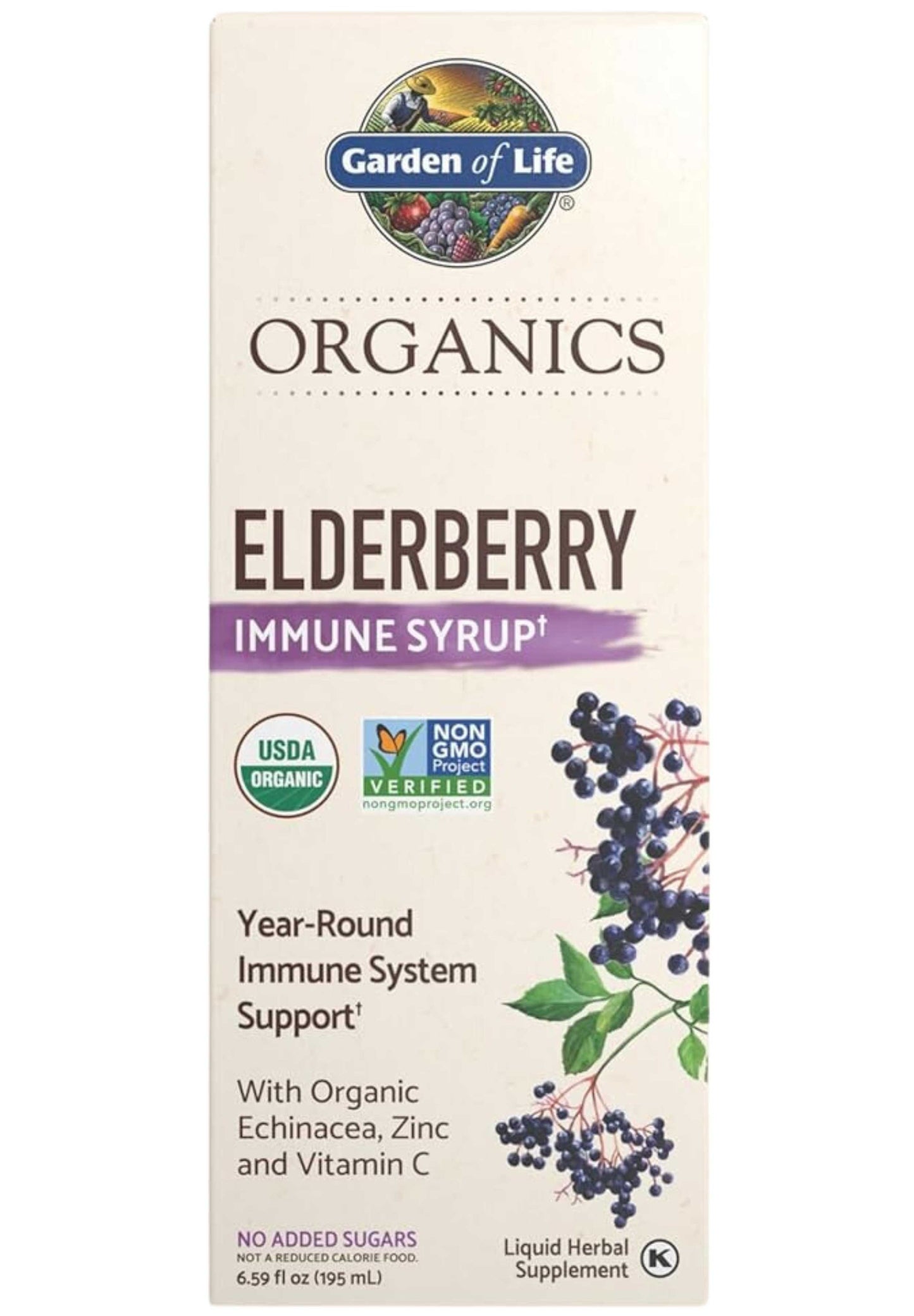 Garden of Life Organics Elderberry Immune Syrup