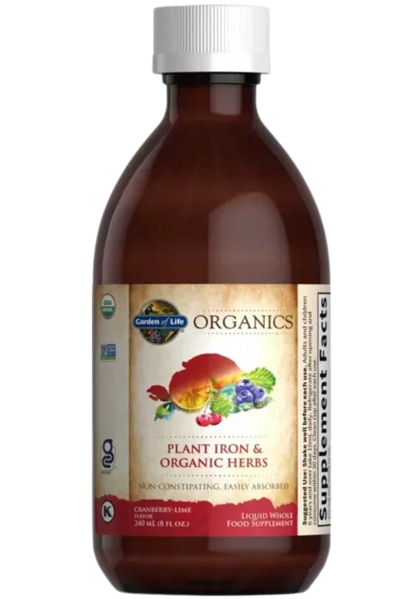 Garden of Life Organics Plant Iron & Organic Herbs