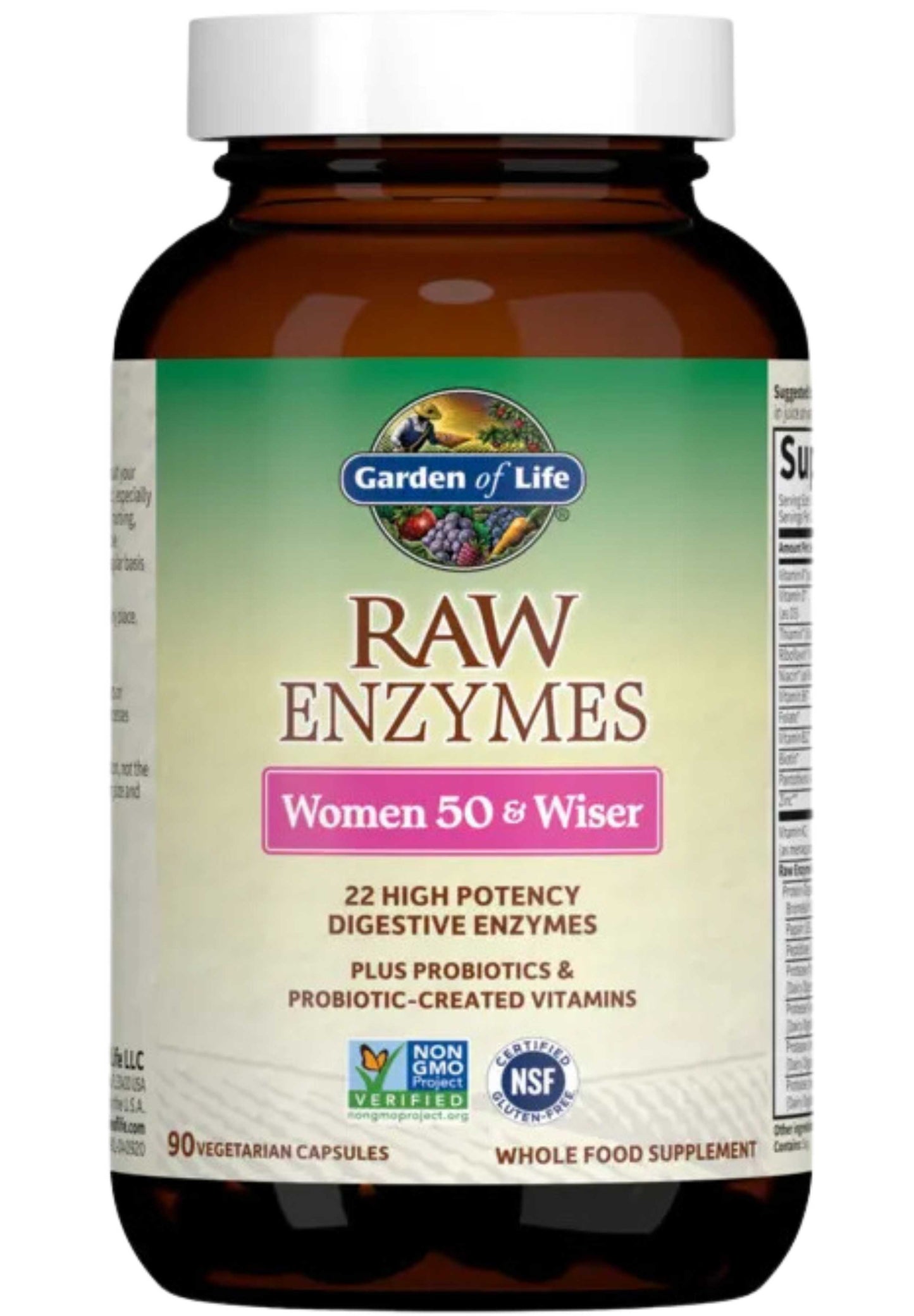 Garden of Life RAW Enzymes Women 50 & Wiser
