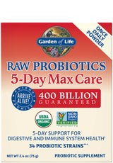 Garden of Life RAW Probiotics 5-Day Max Care