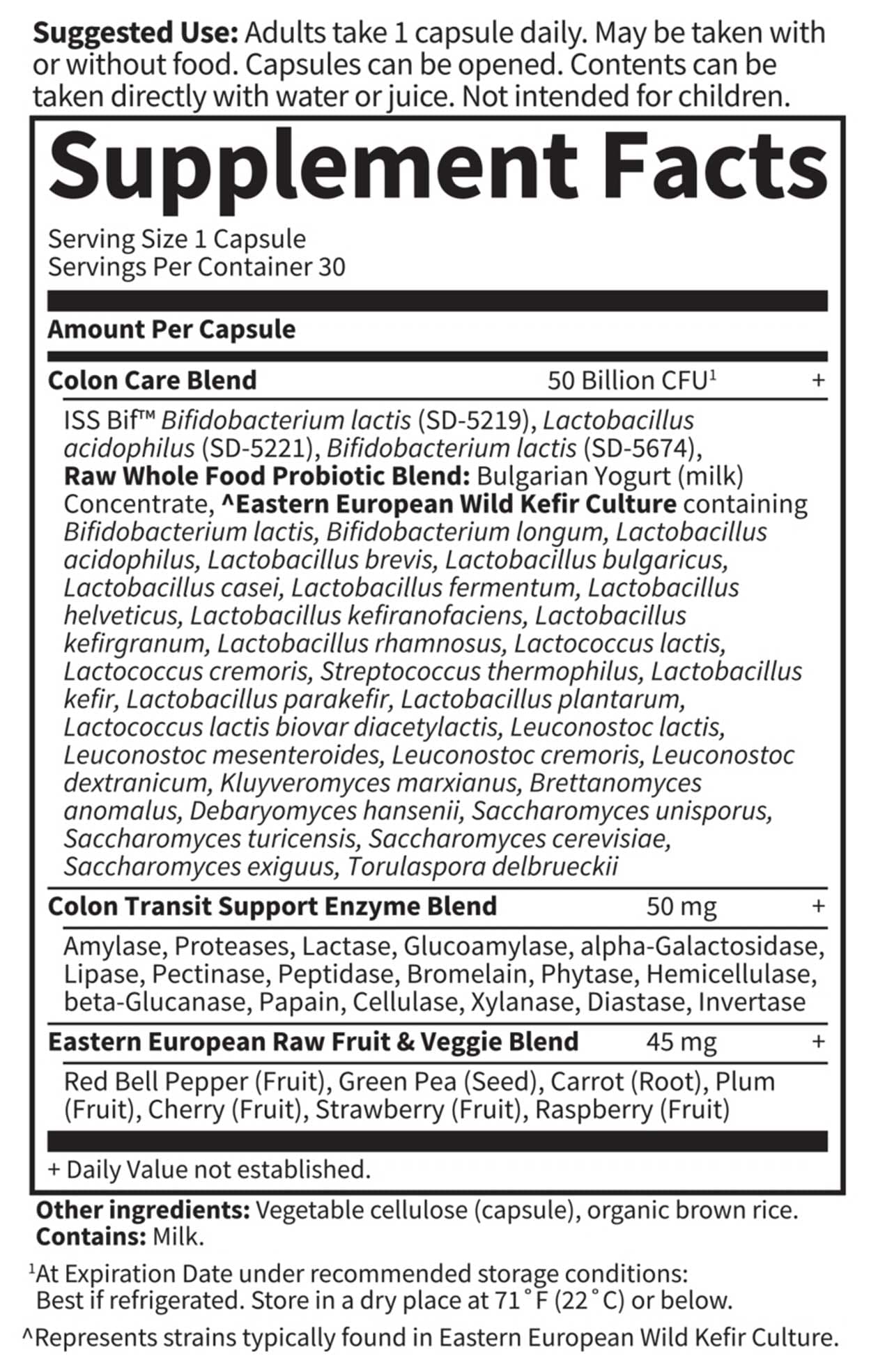 Garden of Life RAW Probiotics Colon Care