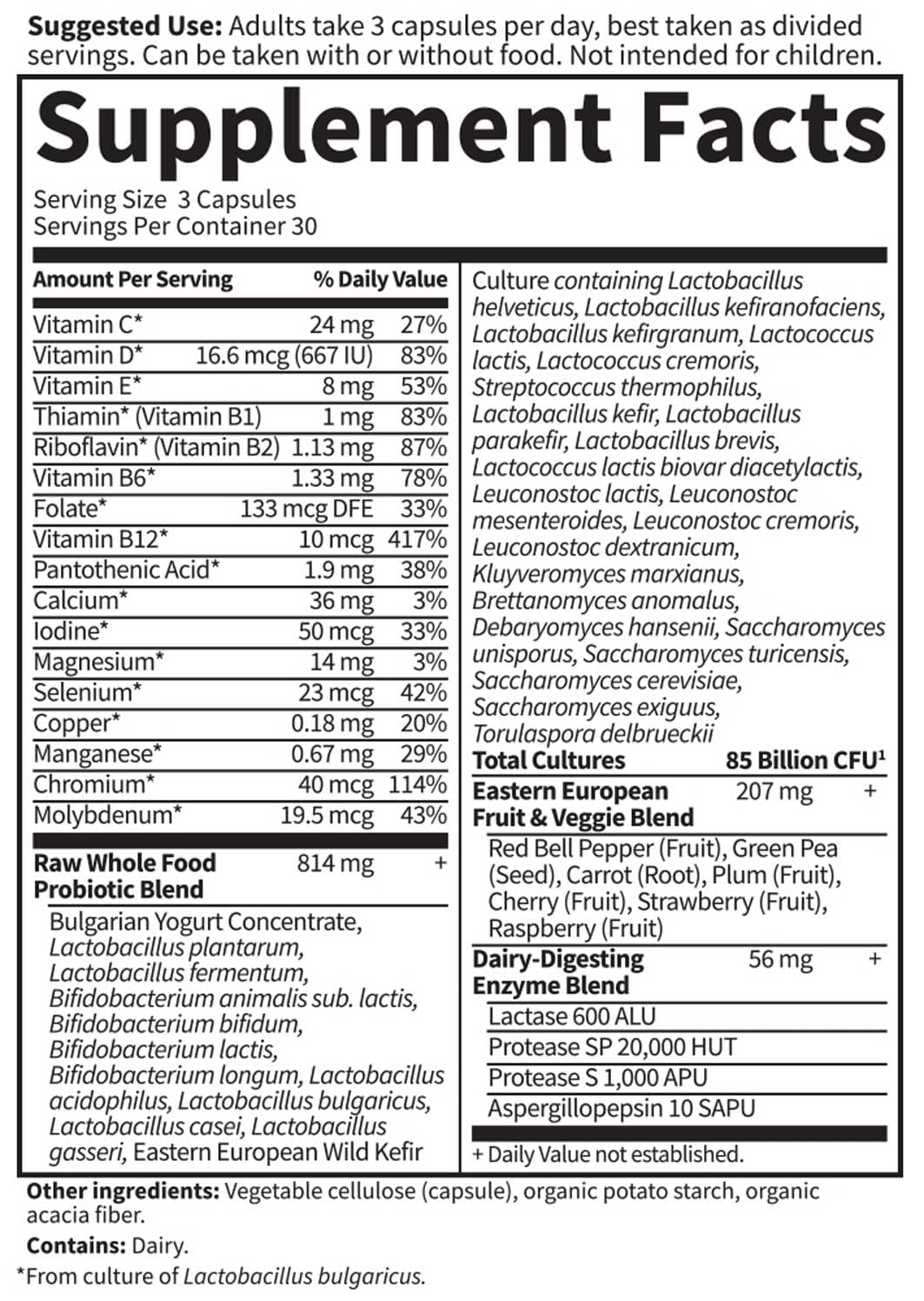 Garden of Life RAW Probiotics Men 50 & Wiser