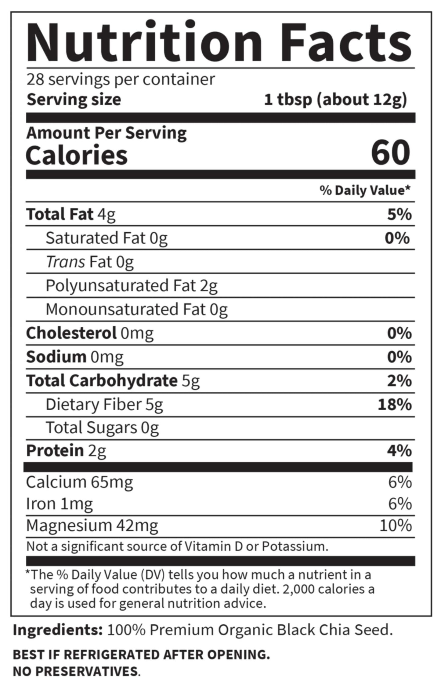 Garden of Life Raw Organics 100% Organic Chia Seed