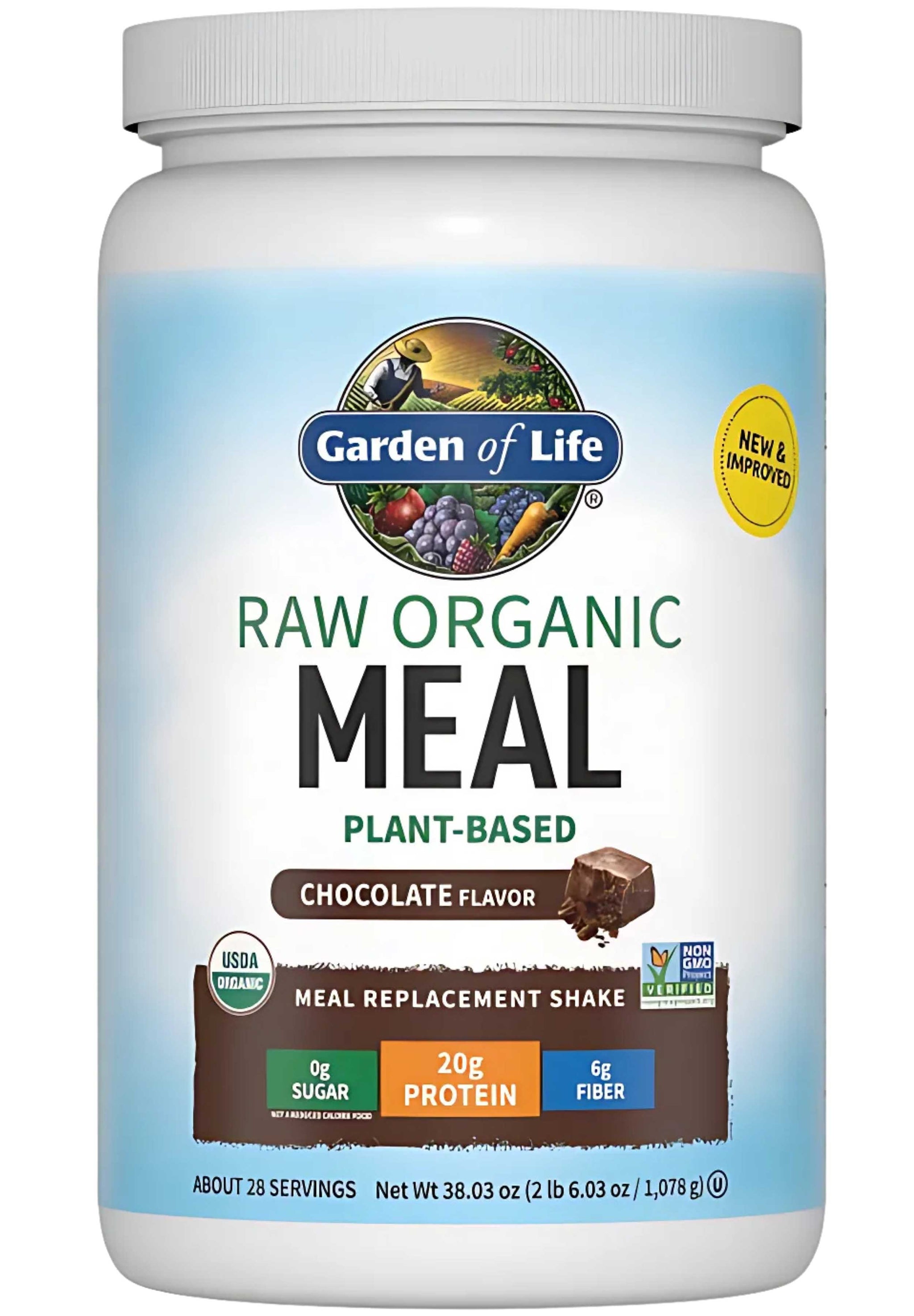 Garden of Life Raw Organic Meal Chocolate Cacao Powder