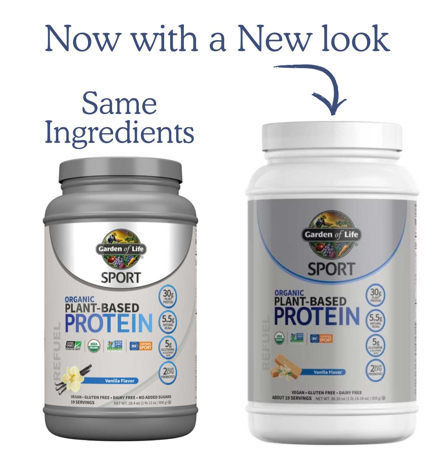 Garden of Life SPORT Organic Plant-Based Protein Vanilla