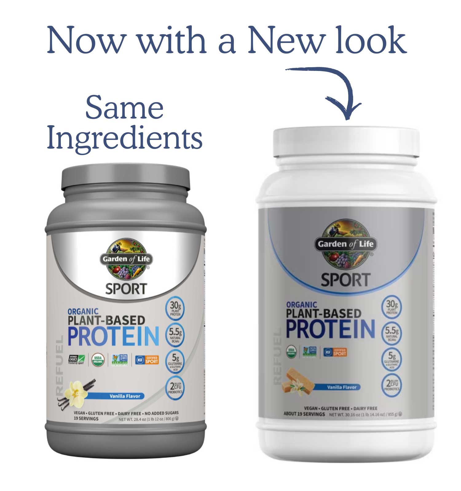 Garden of Life SPORT Organic Plant-Based Protein Vanilla