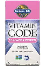 Garden of Life Vitamin Code 50 & Wiser Women Multivitamin