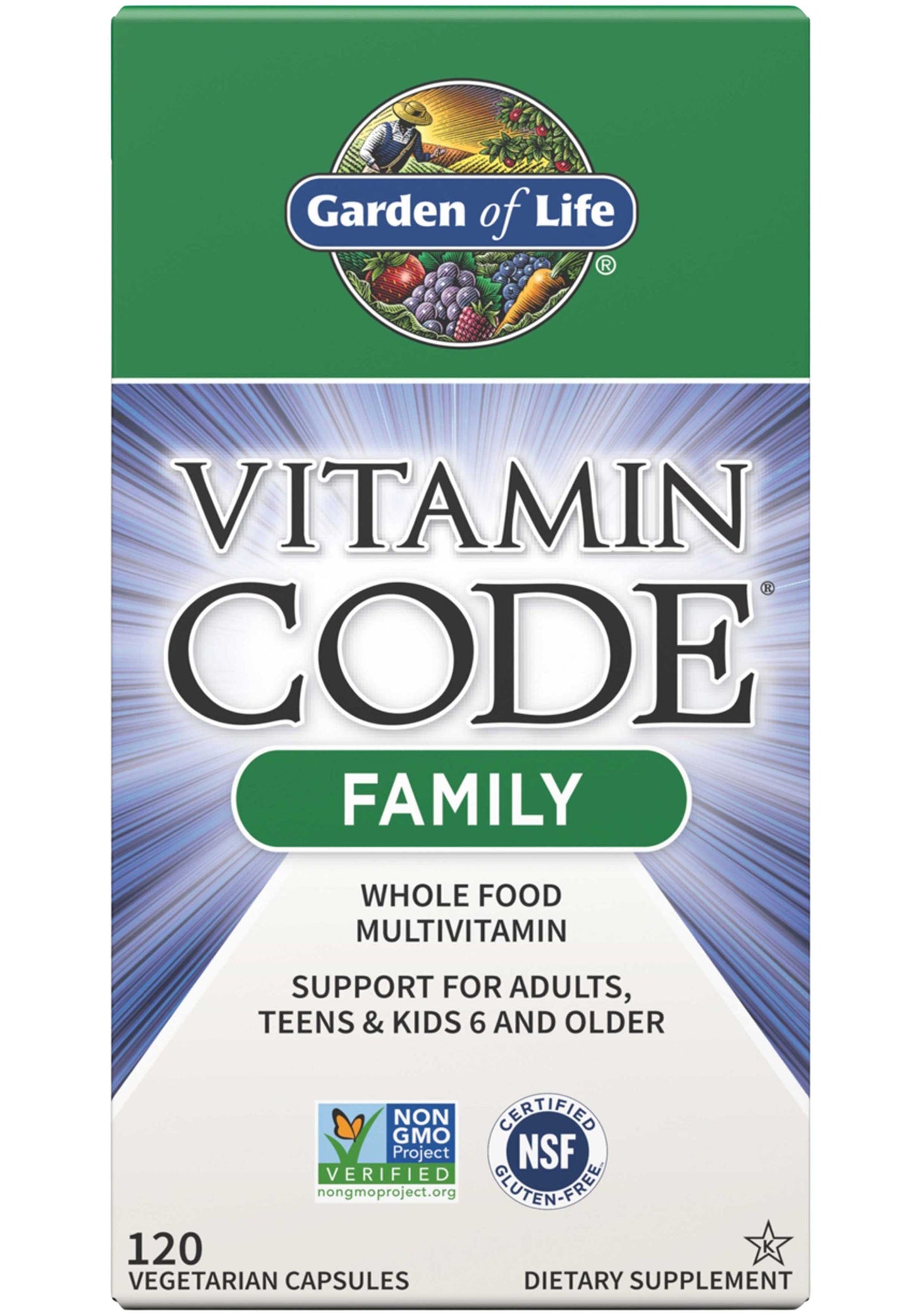 Garden of Life Vitamin Code Family Multivitamin