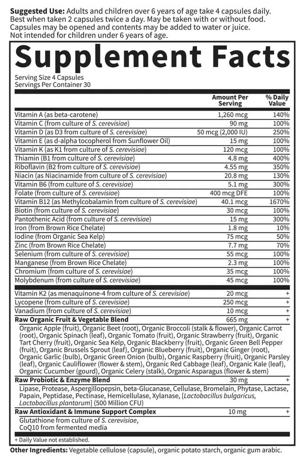 Garden of Life Vitamin Code Family Multivitamin