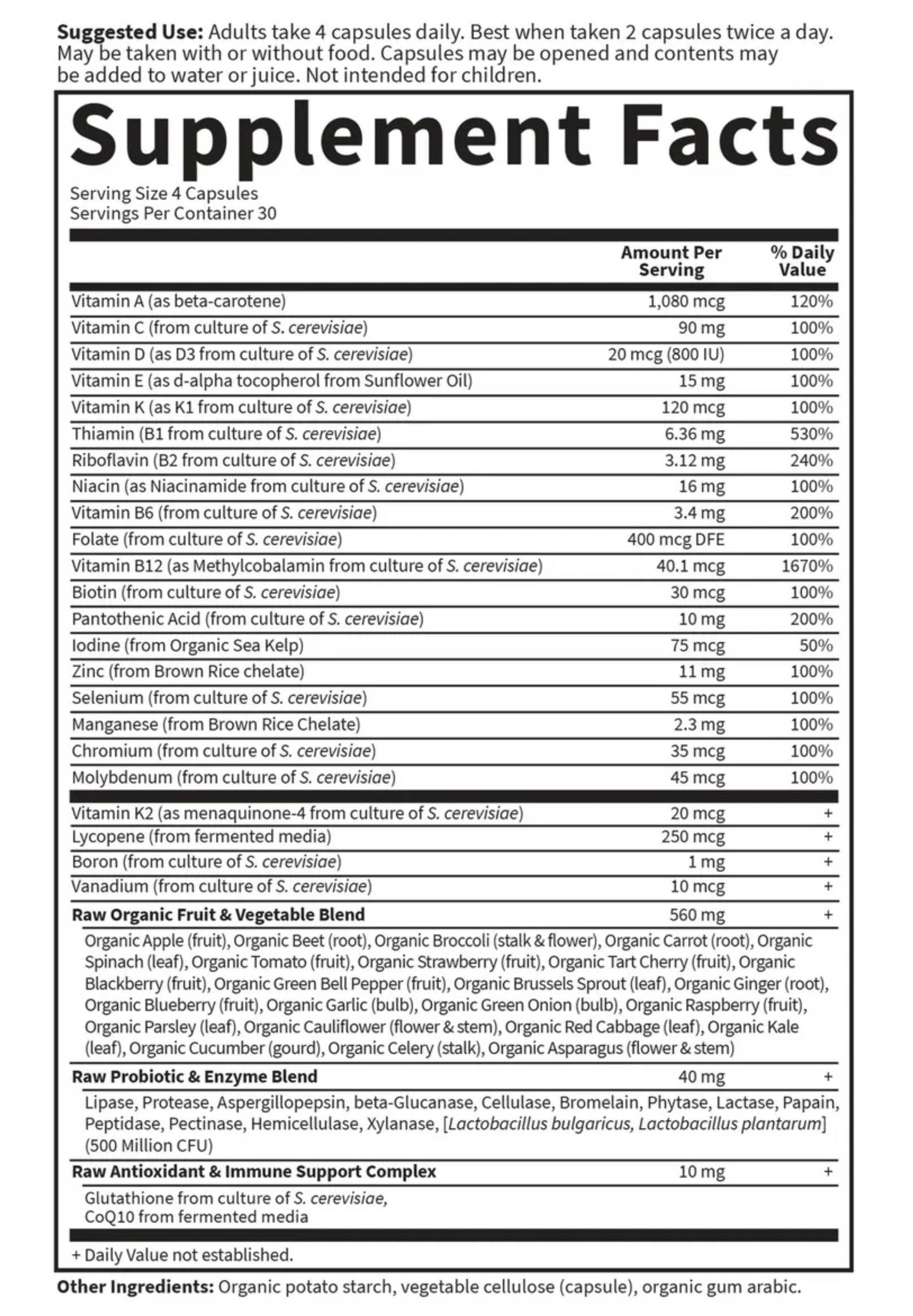 Garden of Life Vitamin Code Men