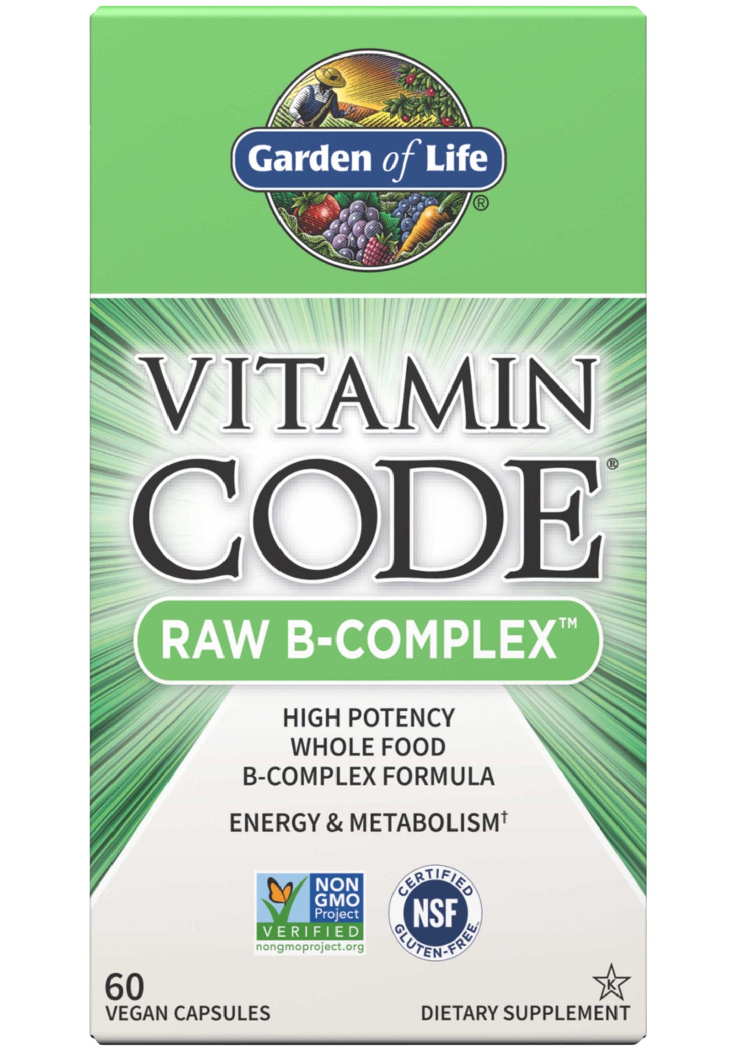 Garden of Life Vitamin Code RAW B-Complex