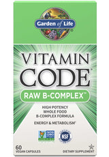 Garden of Life Vitamin Code RAW B-Complex