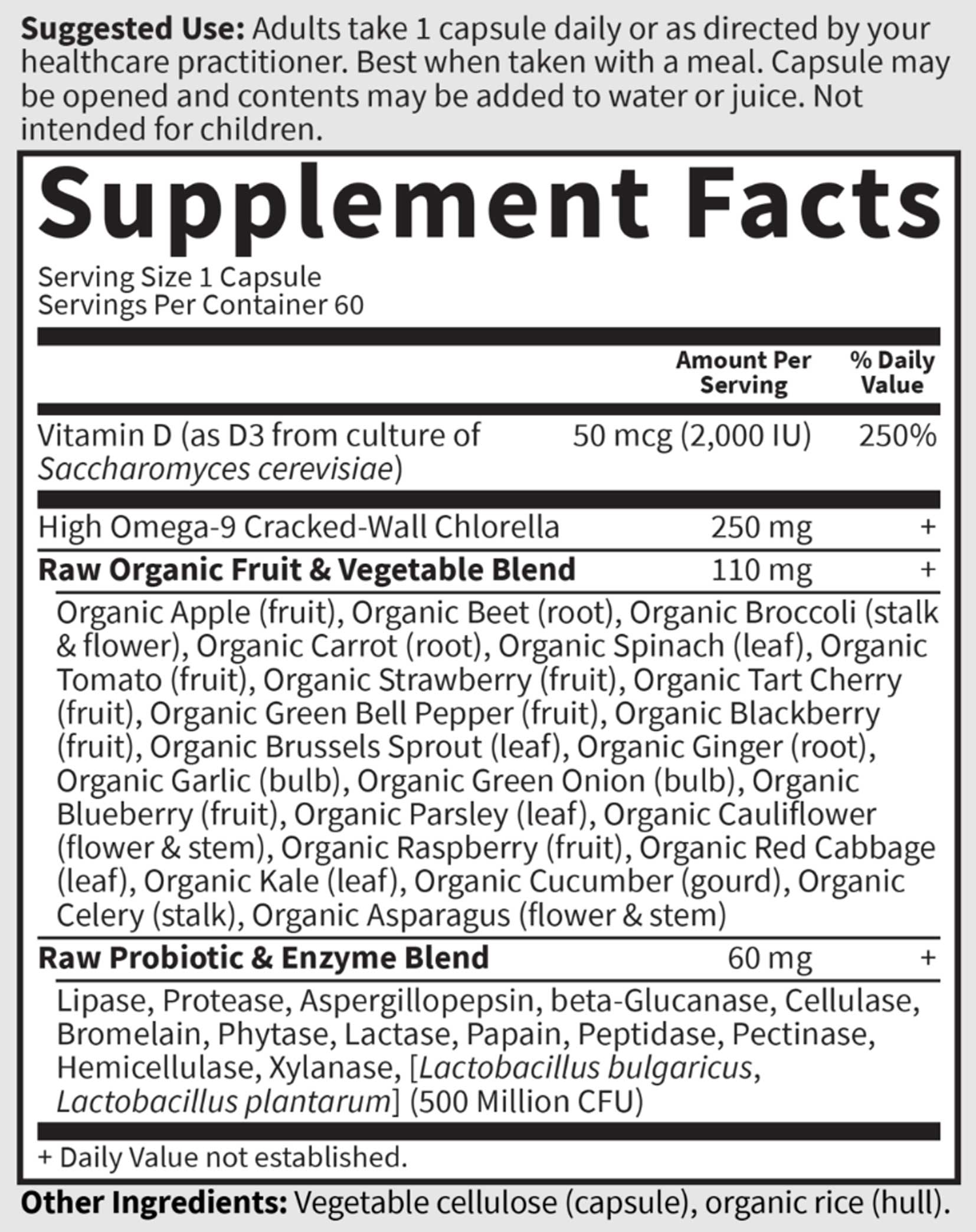 Garden of Life Vitamin Code RAW D3 2,000 IU