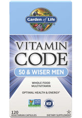 Garden of Life Vitamin Code 50 & Wiser Men Multivitamin