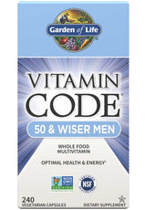 Garden of Life Vitamin Code 50 & Wiser Men Multivitamin