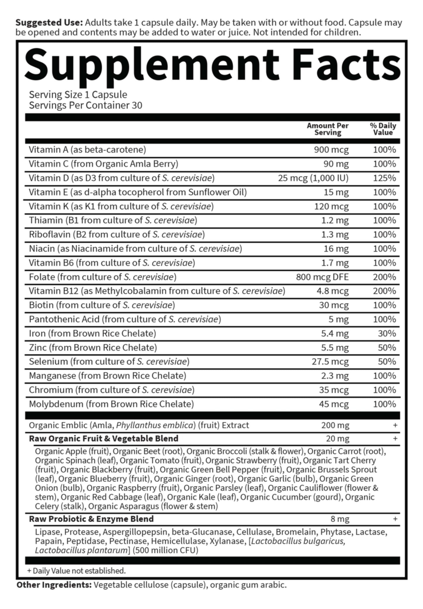 Garden of Life Vitamin Code RAW ONE for Women