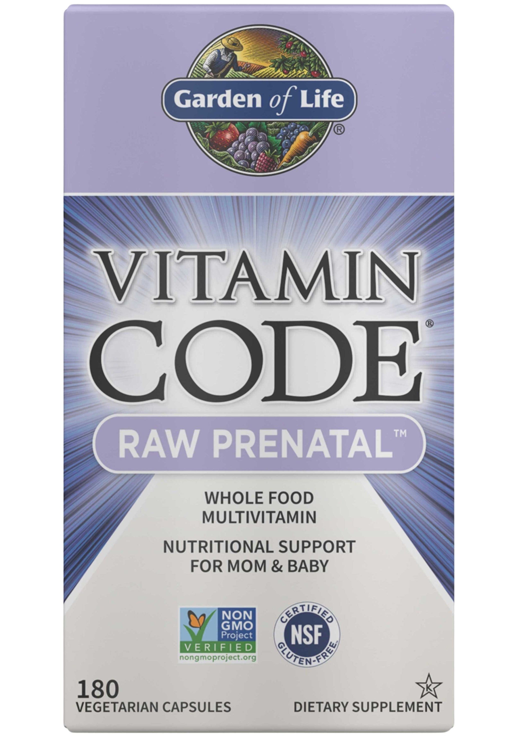 Garden of Life Vitamin Code RAW Prenatal Multivitamin