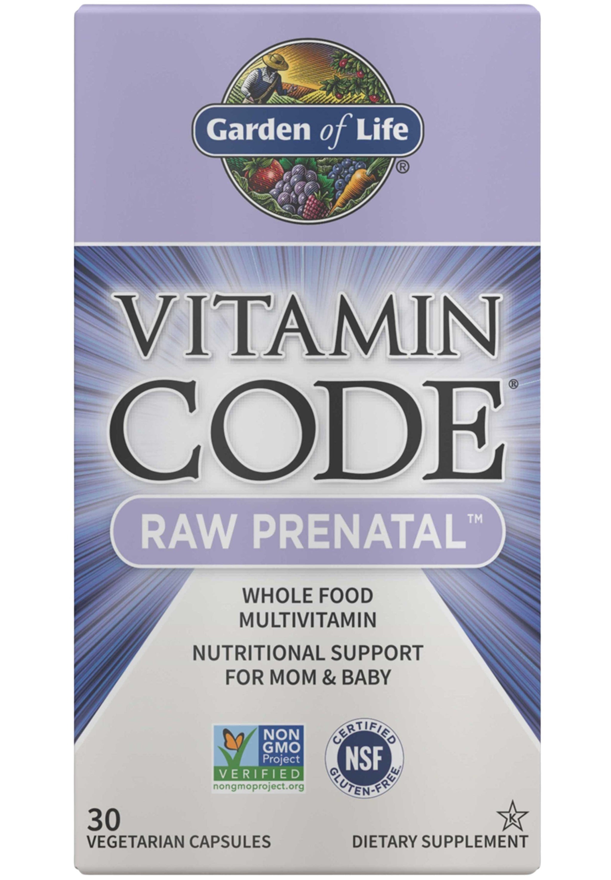 Garden of Life Vitamin Code RAW Prenatal Multivitamin