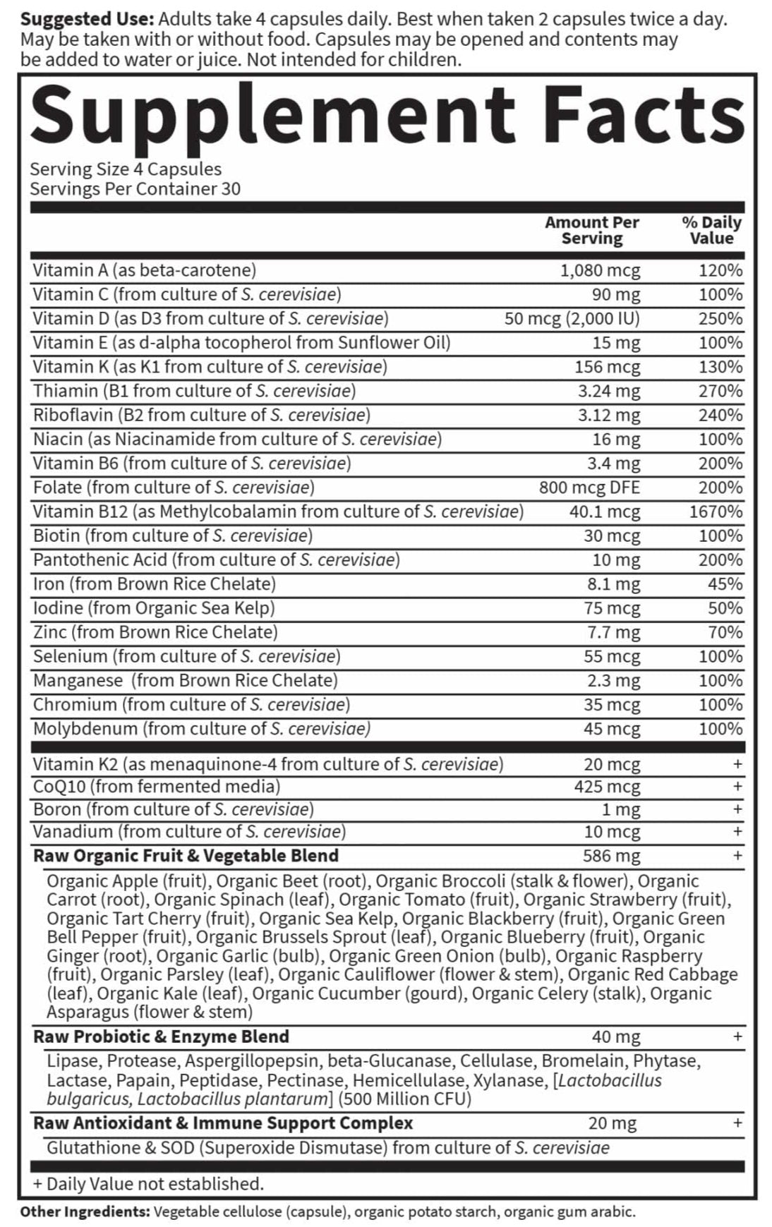 Garden of Life Vitamin Code Women
