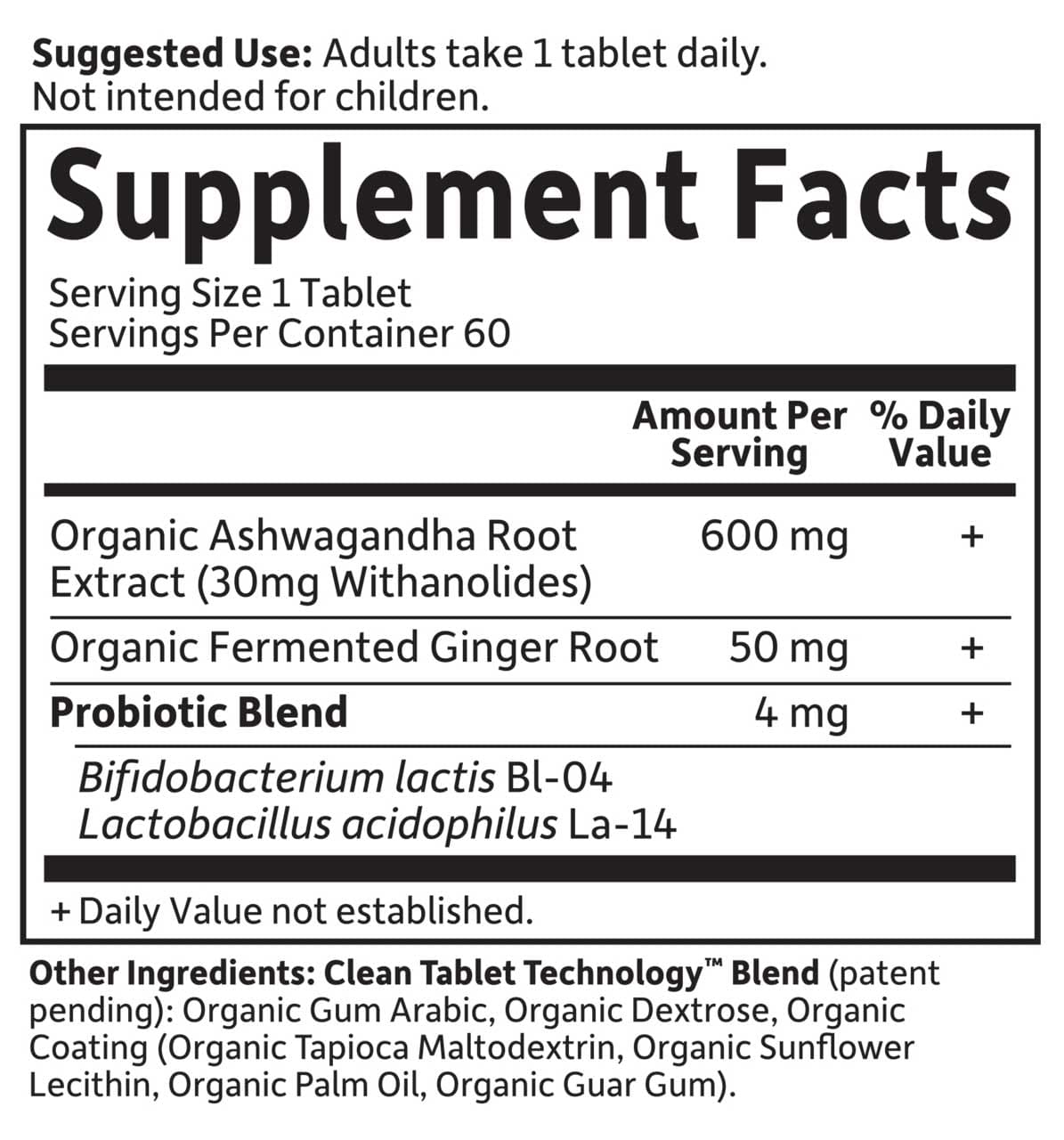 Garden of Life Organics Ashwagandha