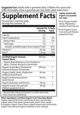 Garden of Life Organics Elderberry Immune Gummy