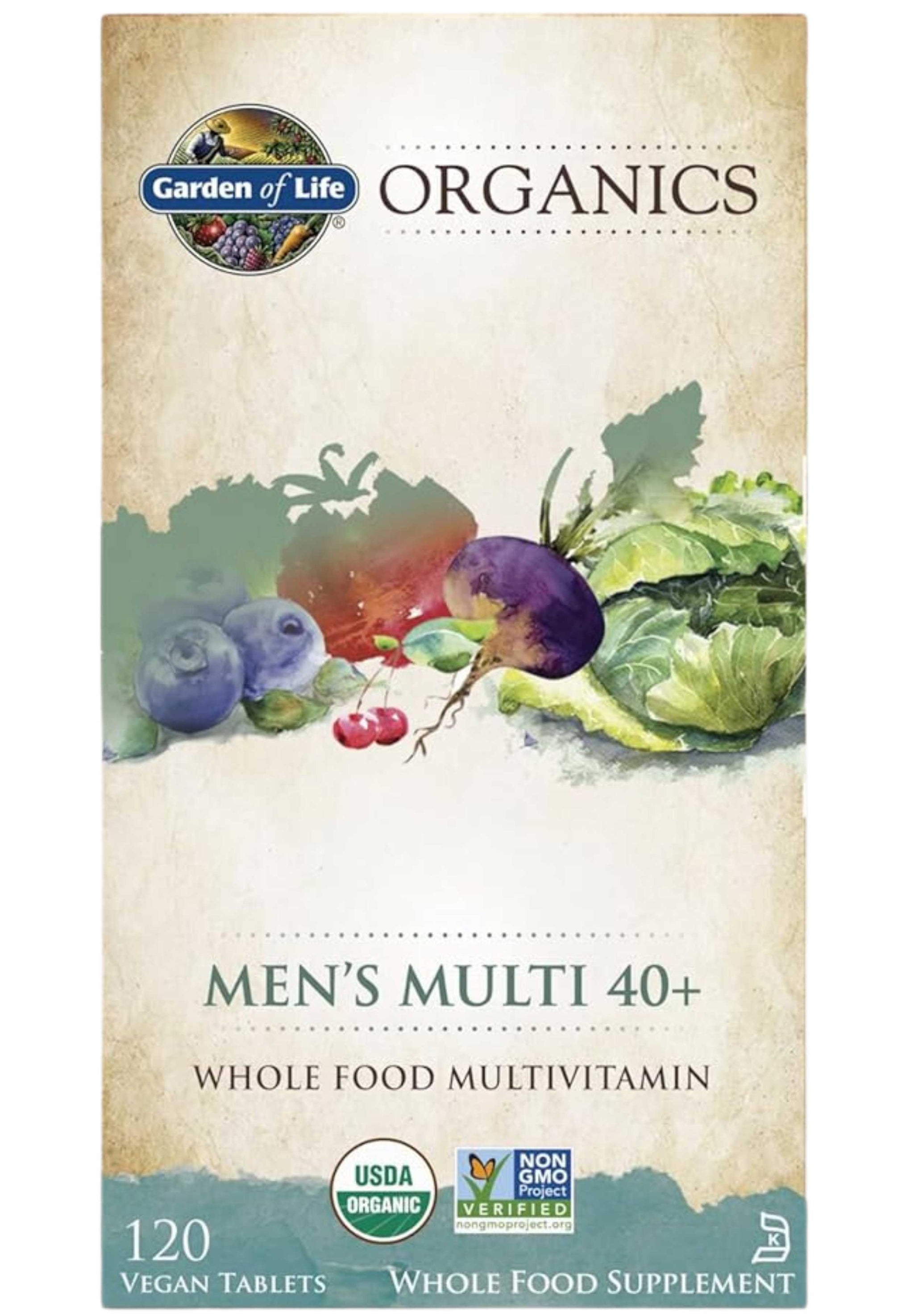 Garden of Life Organics Men's Multi 40+