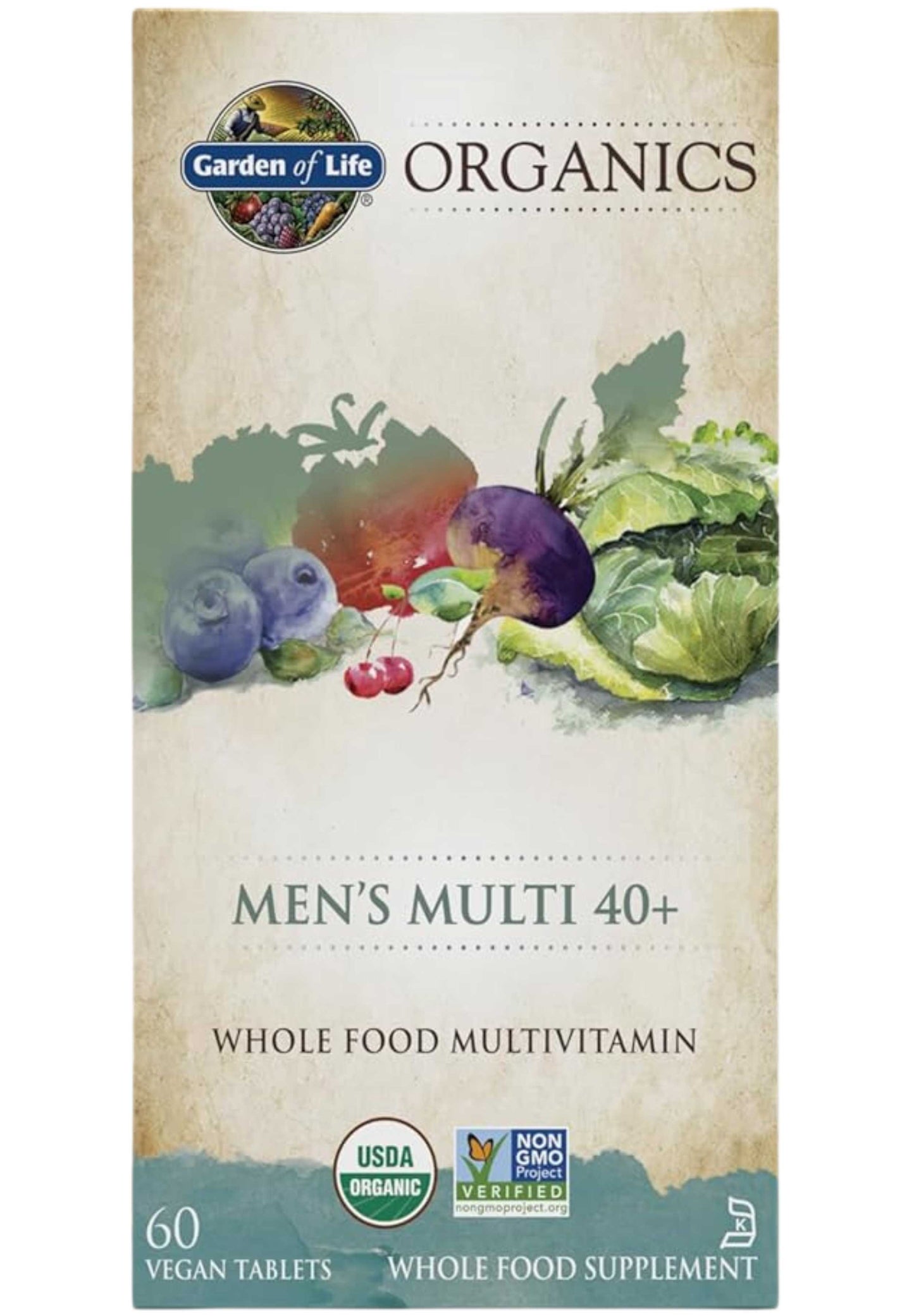 Garden of Life Organics Men's Multi 40+