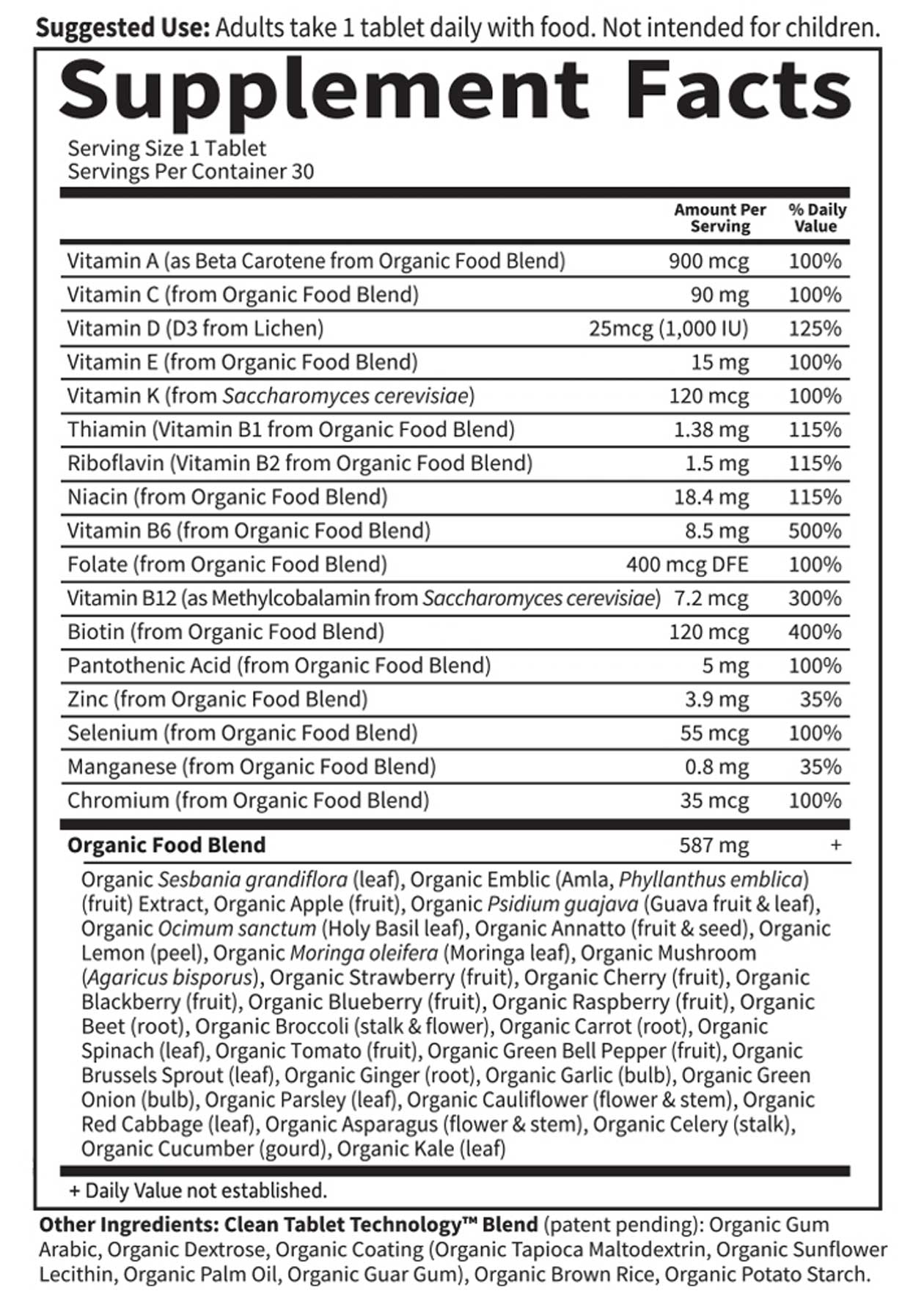 Garden of Life Organics Men's Once Daily