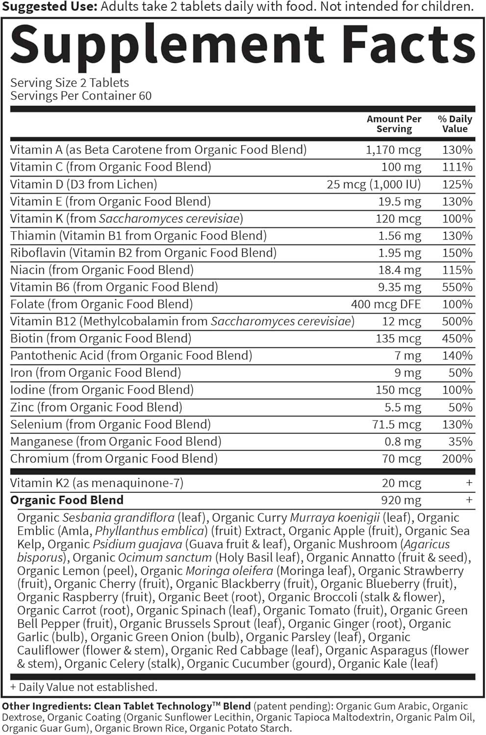 Garden of Life Organics Women's Multi