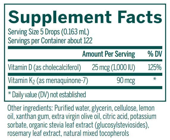 Genestra Brands D3 K2 Mulsion